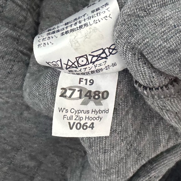 Outdoor Research Women's Cyprus Hooded Jacket Zip Up Hybrid Wool Outdoor Black L - Picture 12 of 15